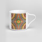 PPLA puodelis porcelianinis 350 ml su 1 paveikslėliu