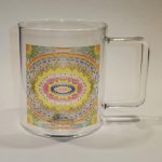 PSL Puodelis stiklinis 400ml, su 1.2.1. piešiniu