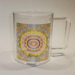 PSL Puodelis stiklinis 400ml, su 1.2.2. piešiniu